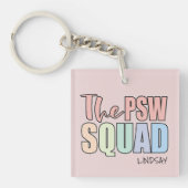Gepersonaliseerde PSW SQUAD Sleutelhanger (voorkant)