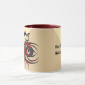 Gepersonaliseerde psychedelische arachnide van wan mok (Midden)