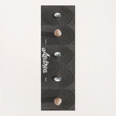 Gepersonaliseerde psychedelische serene modern zee yogamat (Voorkant)