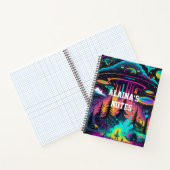 Gepersonaliseerde psychedelische ufo fantasy kunst notitieboek (Binnen)