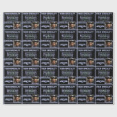 Gepersonaliseerde Psychologie Naam Afstuderen Jaar Cadeaupapier (Vlak)