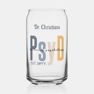 Gepersonaliseerde PsyD Doctor of Psychology Afstud Blikvorm Glas