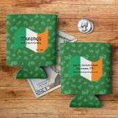 Gepersonaliseerde Pub & Eatery Irish Flag Shamrock Blikjeskoeler