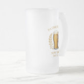 Gepersonaliseerde Pub Sign Bierglas met aangepaste Matglas Bierpul (Voorkant rechts)