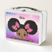 Gepersonaliseerde Puff Hair Baby meisje (Voorkant)