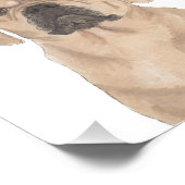 Gepersonaliseerde Puggle omkeerbare kunst Foto Afdruk (Hoek)