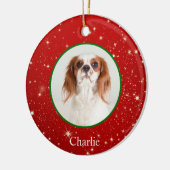 Gepersonaliseerde Puppy Dog Pet Photo Ornament (Links)