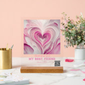 Gepersonaliseerde "Pure Love" - Mijn beste vriend Acryl Bord (Huwelijk)