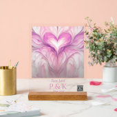 Gepersonaliseerde "Pure Love" Monogram voor echtpa Acryl Bord (Huwelijk)