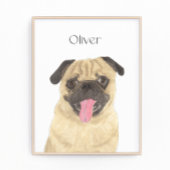 Gepersonaliseerde putkunst foto afdruk