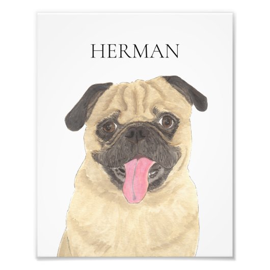 Gepersonaliseerde putkunst foto afdruk (Voorkant)