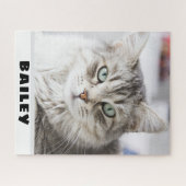 Gepersonaliseerde puzzel met foto van huisdier (Horizontaal)