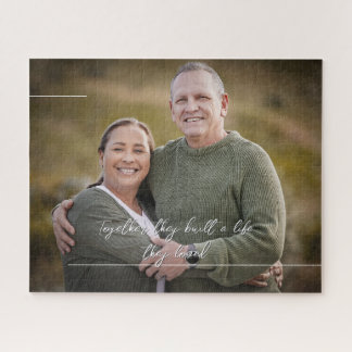 Gepersonaliseerde puzzel met Jouw tekst- en accent Legpuzzel