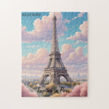 Gepersonaliseerde puzzel van de Eiffeltoren