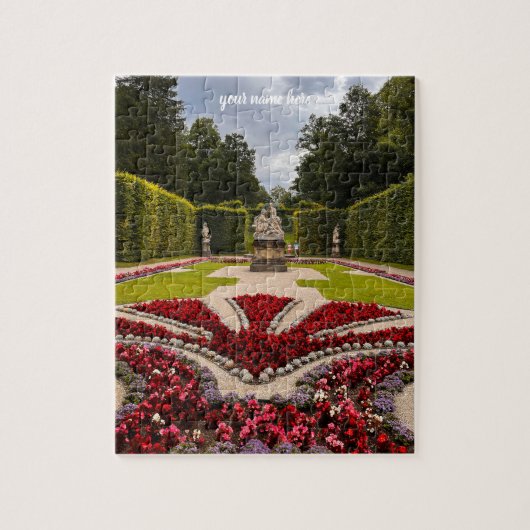 Gepersonaliseerde puzzel van het Linderhof Paleis, (Verticaal)