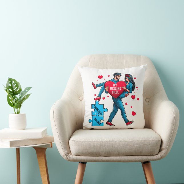 Gepersonaliseerde puzzel van liefde - Mijn ontbrek Kussen (Stoel)