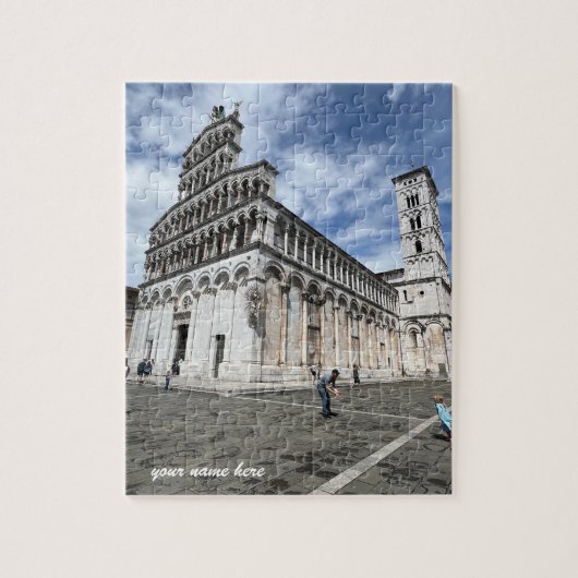Gepersonaliseerde puzzel van Lucca, Italië (Verticaal)