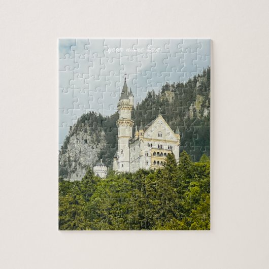 Gepersonaliseerde puzzel van Neuschwanstein Castle (Verticaal)
