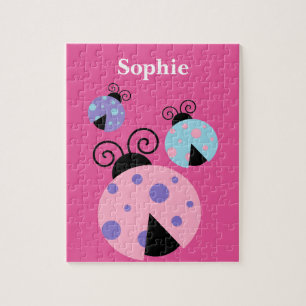 Gepersonaliseerde puzzel voor kinderen met Ladybug Legpuzzel