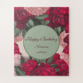 Gepersonaliseerde puzzels verjaardag. Geweldige vo (Verticaal)