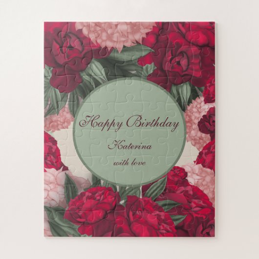 Gepersonaliseerde puzzels verjaardag. Geweldige vo (Verticaal)