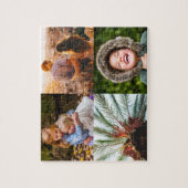 Gepersonaliseerde puzzle 4 Fotorand afdrukken Coll Legpuzzel (Verticaal)