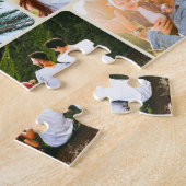 Gepersonaliseerde Puzzle 9 Photo Collage in Tan Li Legpuzzel (Zijkant)