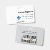 Gepersonaliseerde PVC-badge – Employee.Event.Durab Badge (Voor- en achterkant)