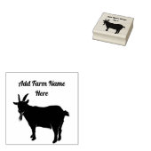 Gepersonaliseerde Pygmy Goat Boerderij Stamp Rubberstempel (Gestempeld)