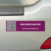 Gepersonaliseerde QR-code bumpersticker Aangepaste (Op auto)