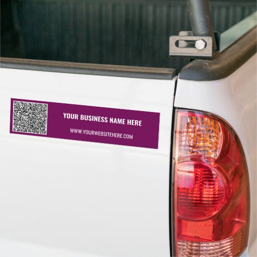Gepersonaliseerde QR-code bumpersticker Aangepaste (Op Truck)