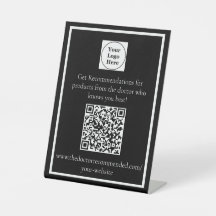 Gepersonaliseerde QR Code Desk Stand