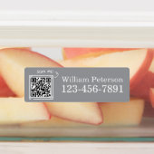 Gepersonaliseerde QR-code Golfclub, materiaal Labe Labels (Aangebracht)