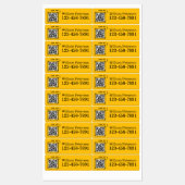 Gepersonaliseerde QR-code Golfclub, materiaal Labe Labels (Vel)