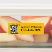 Gepersonaliseerde QR-code Golfclub, materiaal Labe Labels (Aangebracht)