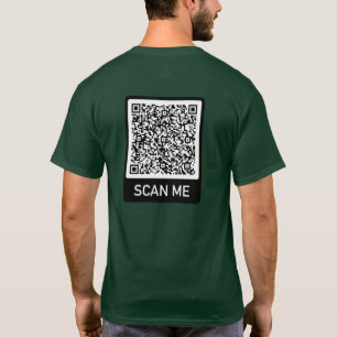 Gepersonaliseerde QR code scan info je cadeau T-sh T-shirt