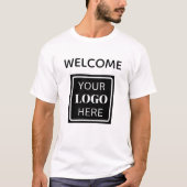 Gepersonaliseerde QR-code Social Media Business Ev T-shirt (Voorkant)