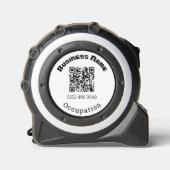 Gepersonaliseerde QR-code Zakelijke Werk Handels T Rolmaat (Voorkant)