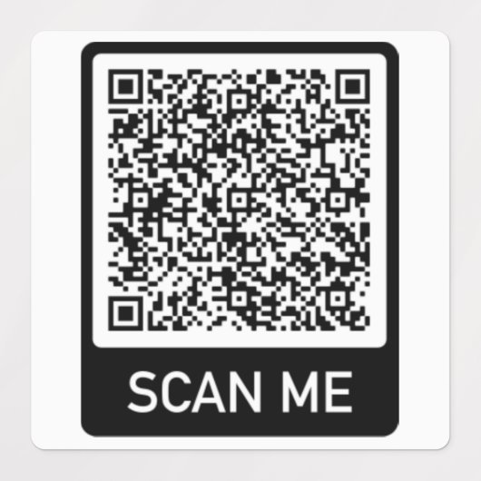 Gepersonaliseerde QR-codelabels Voorbeeld Labels (Design 1)