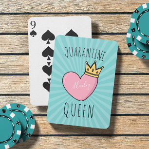 Gepersonaliseerde Quarantine Queen Pokerkaarten