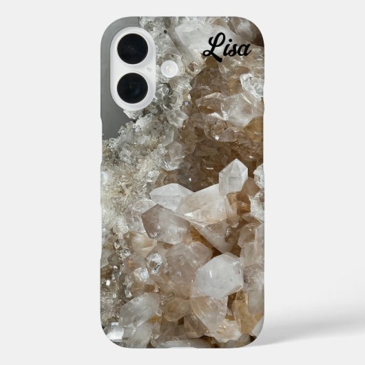Gepersonaliseerde Quartz Crystal Stevige iPhone Ca Case-Mate iPhone Case (Achterkant)