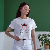 Gepersonaliseerde Queen Crown T-shirt