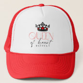 Gepersonaliseerde Queen Crown Trucker Pet (Voorkant)