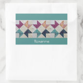 Gepersonaliseerde Quilt Stickers (Tas)