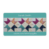 Gepersonaliseerde Quilt Stickers (Voorkant)