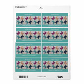 Gepersonaliseerde Quilt Stickers (Full Sheet)