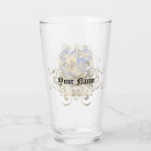 Gepersonaliseerde Quintana Achternaam Schild van W Glas (Achterkant)