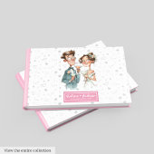 Gepersonaliseerde Quirky Wedding Guest Book Waterv Gastenboek