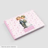 Gepersonaliseerde Quirky Wedding Guestbook Gift Gastenboek