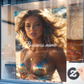 Gepersonaliseerde Raamsticker (Cafe Raam)